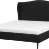 Beliani COLMAR - Slatted Bed - Zwart - Polyester (4260624115573)