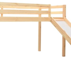 Medina Kinderhoogslaper met glijbaan en ladder 97x208 cm grenenhout (6090354477454)