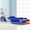 Prolenta Premium - Kinderbed raceauto blauw 90x200 cm (9509223924953)