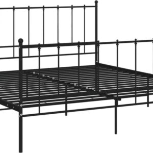 Furniture Limited - Bedframe metaal zwart 180x200 cm (8720961534179)