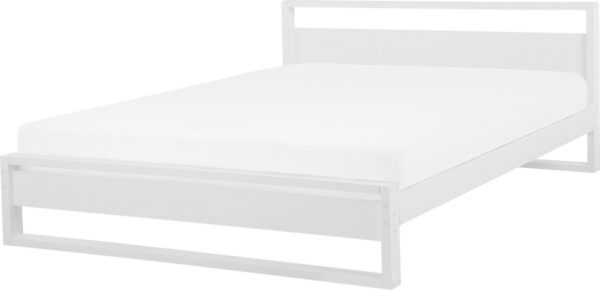 GIULIA - Tweepersoonsbed - Wit - 180 x 200 cm - Dennenhout (4251682207430)