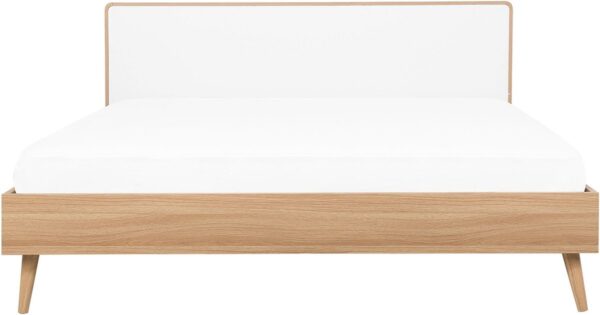 SERRIS - Bed - Lichte houtkleur - 160 x 200 cm - Vezelplaat (4251682222402)