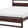 GIULIA - Tweepersoonsbed - Donker - 160 x 200 cm - Dennenhout (4260580930999)