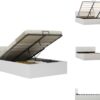 vidaXL Hydraulisch Bedframe - 140 x 200 cm - Met Opbergruimte - Kunstleren Bekleding - Bed (8721032714292)